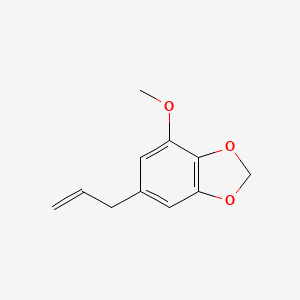 Chemical structure of Myristicin