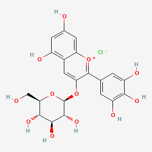 Chemical structure of Myrtillin
