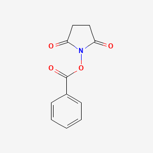 Chemical structure of N-(Benzoyloxy)succinimide