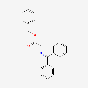 Chemical structure of Diphenylmethylene-Glycine benzyl ester