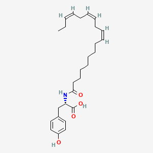 Chemical structure of N-(α-Linolenoyl) Tyrosine