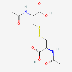 Chemical structure of N,N'-Diacetyl-L-cystine
