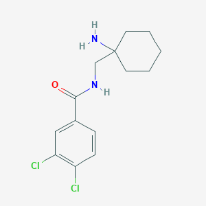 Chemical structure of N,N-didesmethyl AH 7921