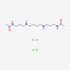 Chemical structure of N',N''-Diacetylspermine