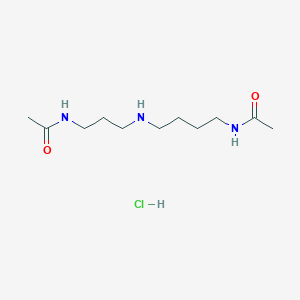 Chemical structure of N1,N8-Diacetylspermidine (hydrochloride)
