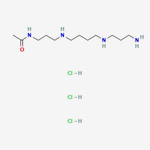 Chemical structure of N1-Acetylspermine (hydrochloride)