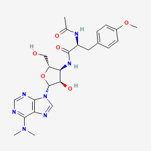 Chemical structure of N-Acetylpuromycin
