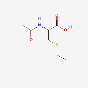 Chemical structure of N-Acetyl-S-allylcysteine