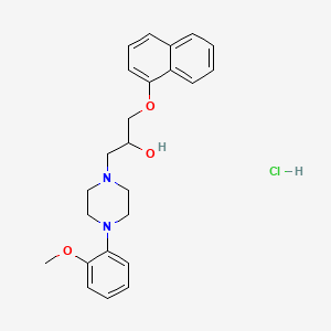 Chemical structure of Naftopidil hydrochloride