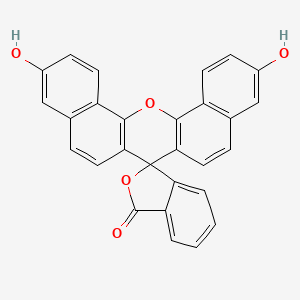 Chemical structure of Naphthofluorescein