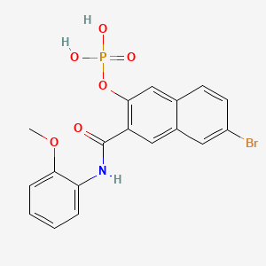 Chemical structure of Naphthol AS-BI-Phosphate