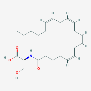 Chemical structure of N-Arachidonoyl-L-Serine