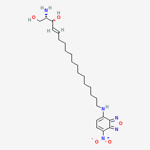 Chemical structure of NBD Sphingosine