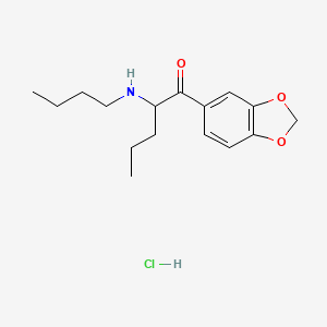 Chemical structure of N-butyl Pentylone (hydrochloride)