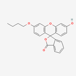 Chemical structure of N-Butylfluorescein