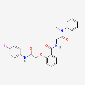Chemical structure of NCGC607