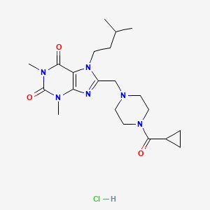 Chemical structure of NCT-501 (hydrochloride)