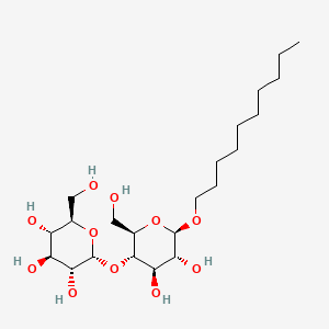 Chemical structure of n-Decyl-β-D-maltoside
