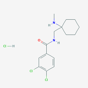 Chemical structure of N-desmethyl AH 7921 (hydrochloride)
