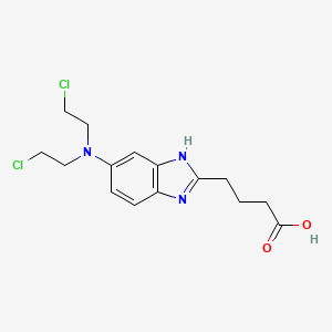 Chemical structure of N-Desmethylbendamustine