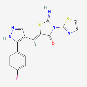 Chemical structure of Necrostatin-7