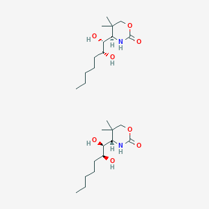 Chemical structure of N-Glycine Glucosylsphingosine (d18:1)