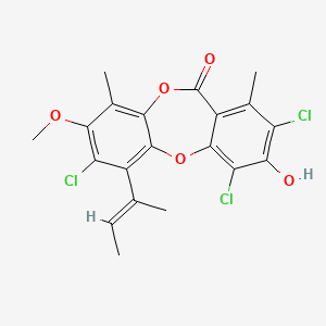 Chemical structure of Nidulin