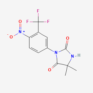 Chemical structure of Nilutamide