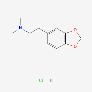 Chemical structure of N-methyl Homarylamine (hydrochloride)