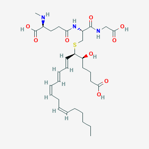 Chemical structure of N-methyl Leukotriene C4