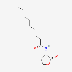 Chemical structure of N-nonanoyl-L-Homoserine lactone