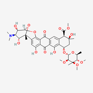 Chemical structure of Nogalamycin