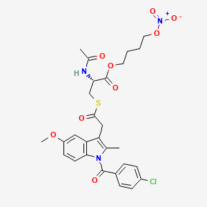 Chemical structure of NO-Indomethacin