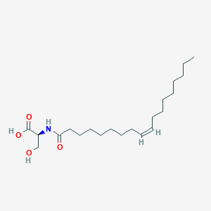 Chemical structure of N-Oleoyl-L-Serine