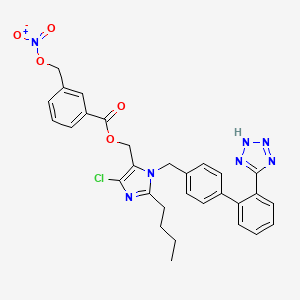 Chemical structure of NO-Losartan A