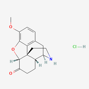 Chemical structure of Norhydrocodone (hydrochloride)