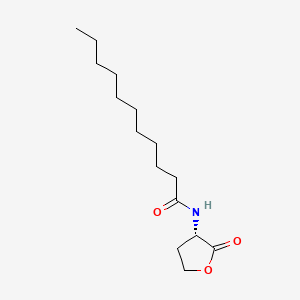 Chemical structure of N-undecanoyl-L-Homoserine lactone