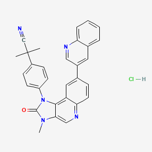 Chemical structure of NVP-BEZ235 (hydrochloride)