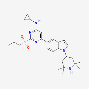Chemical structure of NVS-CECR2-1