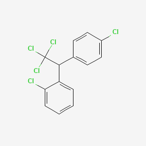 Chemical structure of o,p'-DDT