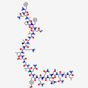 Chemical structure of Human obestatin
