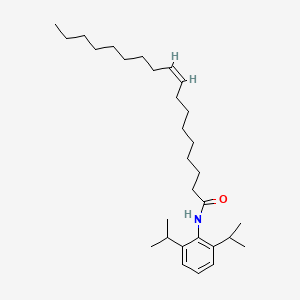 Chemical structure of Oleic Acid-2,6-diisopropylanilide