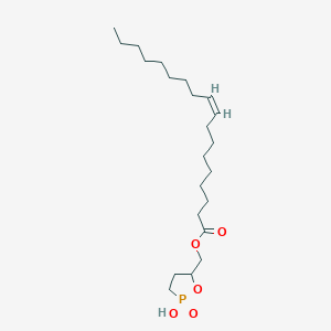 Chemical structure of Oleoyl 3-carbacyclic Phosphatidic Acid