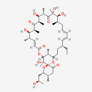 Chemical structure of Oligomycin E