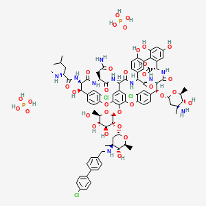 Chemical structure of Oritavancin (phosphate)