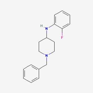 Chemical structure of ortho-fluoro 4-ANBP