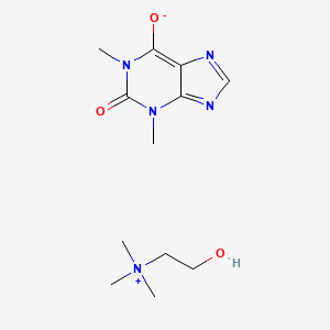 Chemical structure of Oxtriphylline