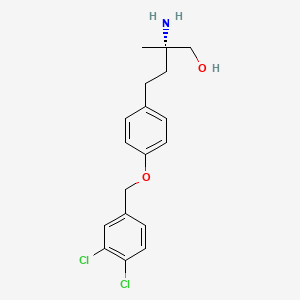 Chemical structure of P053
