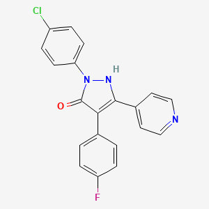 Chemical structure of p38 MAPK Inhibitor