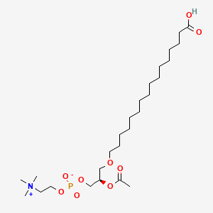 Chemical structure of PAF C-16 Carboxylic Acid
